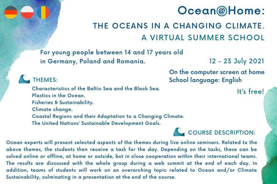 Ocean@Home: the oceans in a changing climate