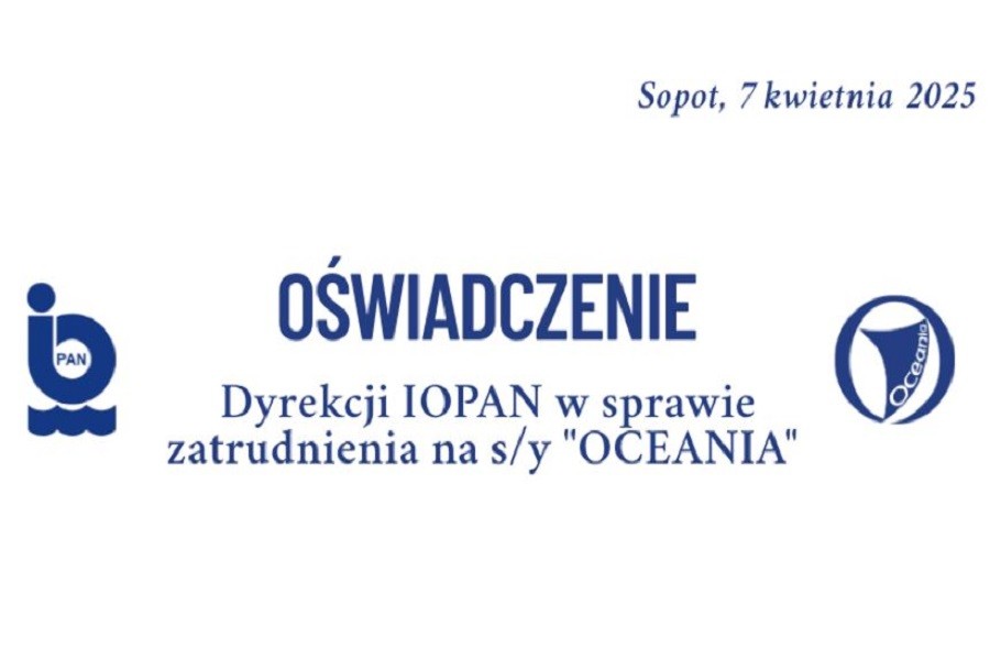 Oświadczenie Dyrekcji IO PAN 