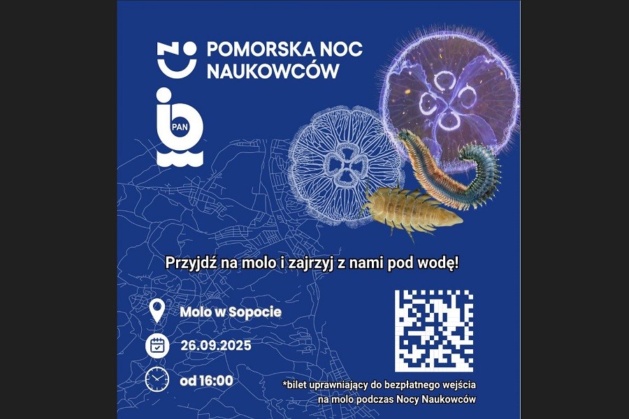 Noc Naukowców 2025 - Odkryj z nami nocne życie Bałtyku!