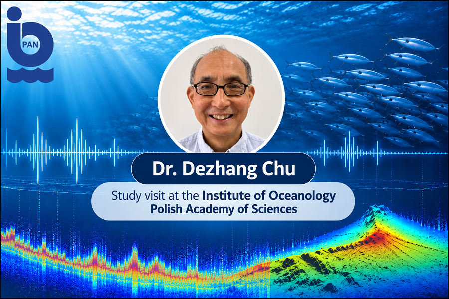 Wizyta studyjna dr. Dezhanga Chu w Instytucie Oceanologii PAN