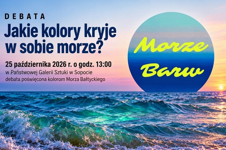 Jakie kolory kryje w sobie morze? Naukowcy IO PAN na debacie w Państwowej Galerii Sztuki w Sopocie